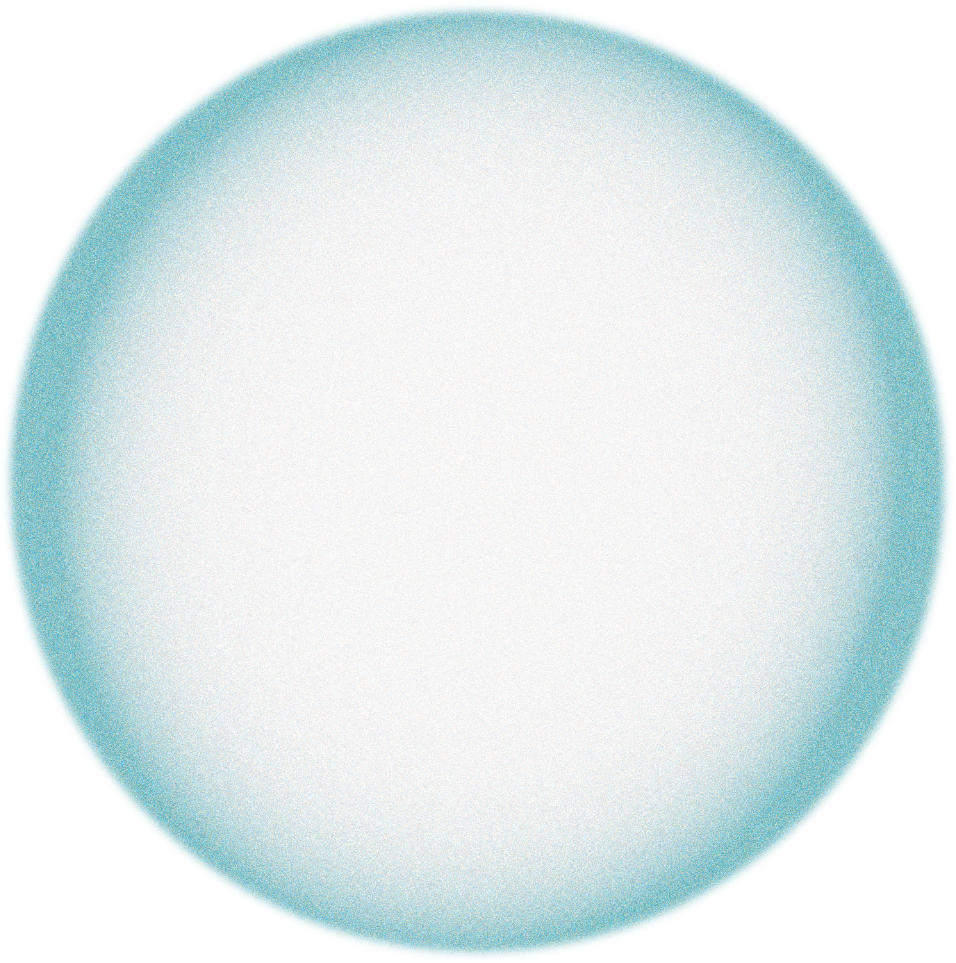 Dreamy Gradient Circle iin Blue Outline